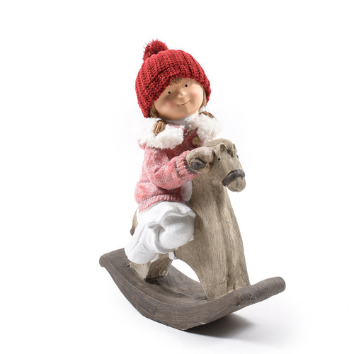 Statuetta decorativa Livia su Cavallo decorazione natalizia in poliresina da 42.5 cm Casa e cucina/Decorazioni per interni/Addobbi e decorazioni per ricorrenze/Decorazioni natalizie/Schiaccianoci MagiediNatale.it - Altamura, Commerciovirtuoso.it