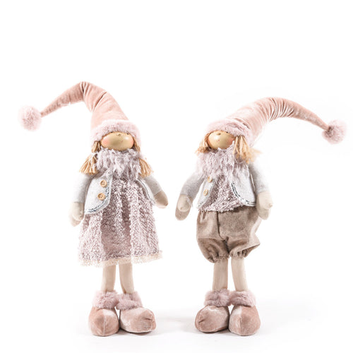 Statuetta decorativa elfi con cappello Sissy Pink decorazione natalizia per interno da 60 cm Casa e cucina/Decorazioni per interni/Addobbi e decorazioni per ricorrenze/Decorazioni natalizie/Schiaccianoci MagiediNatale.it - Altamura, Commerciovirtuoso.it