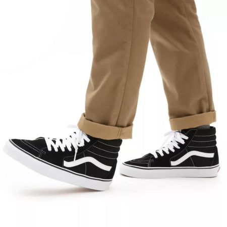 Scarpe sneakers Vans SK8 HI black white