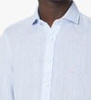 Michael Kors Camicia Uomo in Lino Mk0ds01099 Azzurro Pe23 Moda/Uomo/Abbigliamento/T-shirt polo e camicie/Camicie casual Kanal 32 - Santa Maria di Licodia, Commerciovirtuoso.it