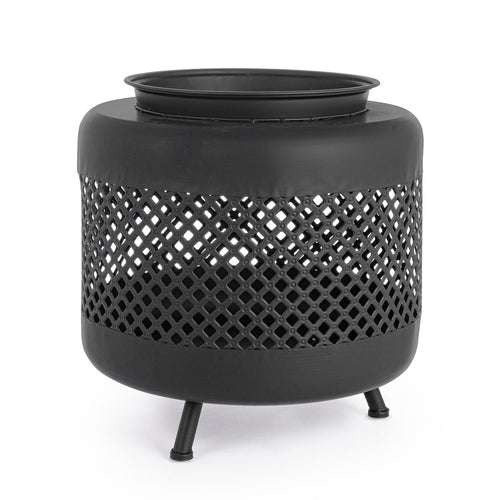 Braciere con parascintille da Giardino Efesto in acciaio verniciato decorazione moderna Ø 50 X h 51 cm Giardino e giardinaggio/Riscaldamenti e bracieri da esterno/Bracieri Decor Space - Altamura, Commerciovirtuoso.it