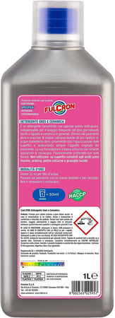 Detergente neutro "Fulcron" per lavare pavimenti in gres e ceramica, da 1 litro Casa e cucina/Detergenti e prodotti per la pulizia/Detergenti per la casa/Detergenti multiuso La Zappa - Altamura, Commerciovirtuoso.it
