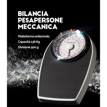Bilancia Pesapersone Meccanica Innoliving Inn-149 Casa e cucina/Bagno/Accessori per il bagno/Bilance/Bilance pesapersona analogiche Innoliving - Ancona, Commerciovirtuoso.it