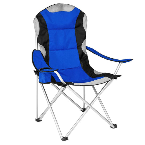 Poltrona da campeggio imbottita con chiusura ad ombrello Camping in acciaio per mare e Balcone Sport e tempo libero/Attività ricreative all'aperto/Camping e outdoor/Arredamento da campeggio/Sedie La Zappa - Altamura, Commerciovirtuoso.it
