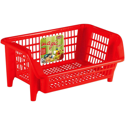 Cestello impilabile Magic milleusi in plastica per uso casalingo a bocca di lupo Fai da te/Organizzazione casa e magazzini/Organizzazione di utensili/Organizzatori a secchio La Zappa - Altamura, Commerciovirtuoso.it