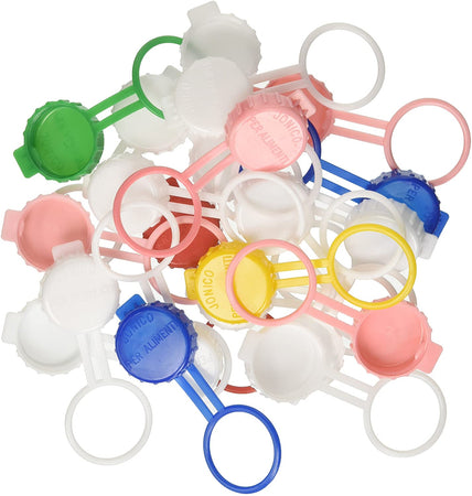 Tappi in plastica con anello per bottiglie di vetro Jonico Ø 2,5 cm