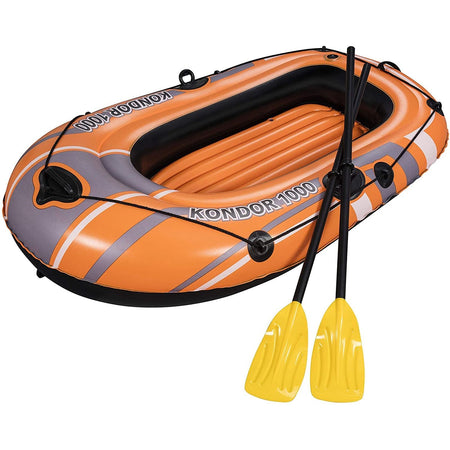 Canotto Gonfiabile on Remi per Adulti E Bambini "kondor 1000" Da Mare E Piscina 155 Cm Giochi e giocattoli/Sport e giochi all'aperto/Giochi aquatici e piscine per bambini/Canotti e gonfiabili galleggianti La Zappa - Altamura, Commerciovirtuoso.it