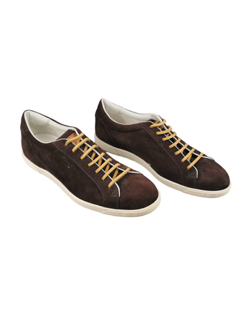 Scarpa Uomo -  Santoni sneakers basse Barrow - Colore Moka Moda/Uomo/Scarpe/Sneaker e scarpe sportive/Sneaker casual Couture - Sestu, Commerciovirtuoso.it