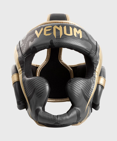 Venum Elite Boxing Copricapo Dark Camo/Gold