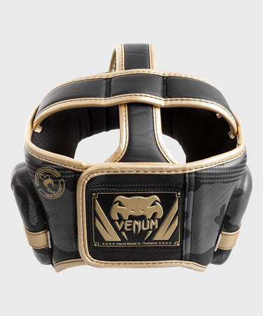 Venum Elite Boxing Copricapo Dark Camo/Gold