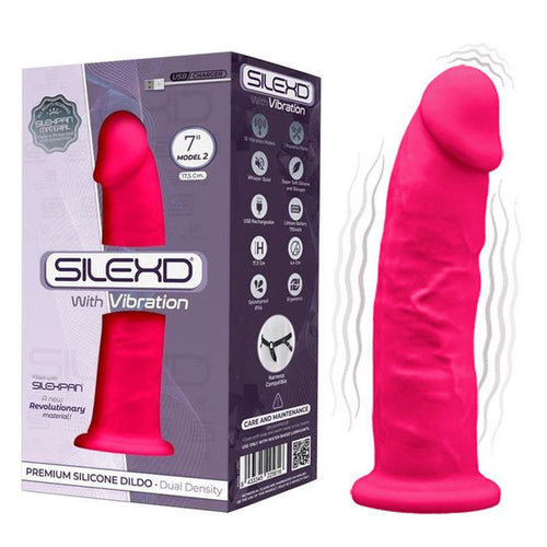 Fallo Realistico Vibrante Fucsia Silexd Model 2 - 7 Pink In Silicone Memory Vibratore Con Motore 18cm Salute e cura della persona/Erotismo e contraccezione/Sex toys/Vibratori/Vibratori realistici Kondorama - Martinsicuro, Commerciovirtuoso.it