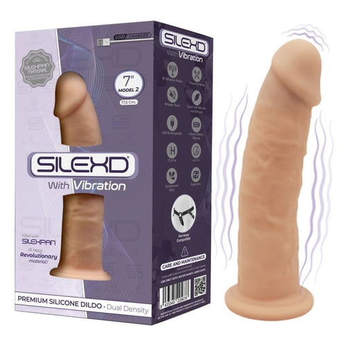 Fallo Realistico Vibrante Silexd Model 2 - 7 colore Flesh In Silicone Memory Vibratore Con Motore 18cm Salute e cura della persona/Erotismo e contraccezione/Sex toys/Vibratori/Vibratori realistici Kondorama - Martinsicuro, Commerciovirtuoso.it
