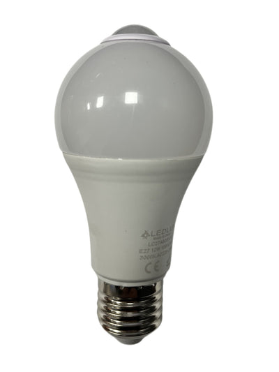 Lampada A Led E27 Con Sensore Movimento Infrarossi 12W 1050 Lumen A60 3000K Ledlux