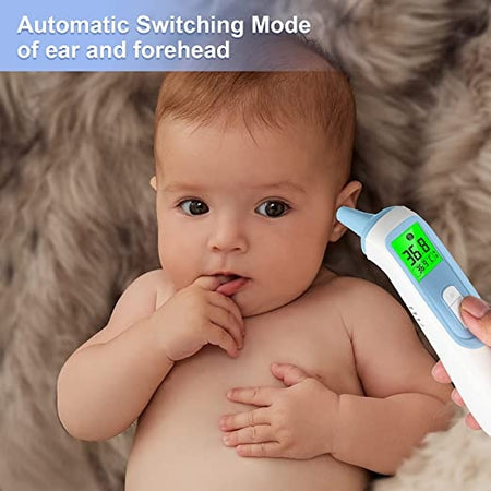 Termometro Auricolare Infrarossi Per Neonati Febbre Bambini Frontale  Contactless Fronte E Orecchio - commercioVirtuoso.it
