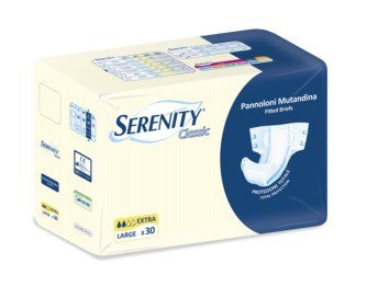 SERENITY CLASSIC PANNOLONE MUTAND.LARGE TIPO EXTRA 30PZ