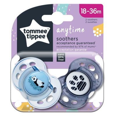 TOMMEE TIPPEE 2 SUCCHIETTI ORTODONTICI ANYTIME 18-36M