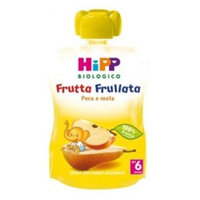 HIPP FRUTTA FRULLATA PERA E MELA 90GR