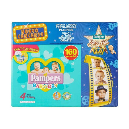 PAMPERS BABY DRY PACCO SCORTA