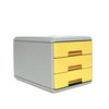 Mini cassettiera Keep Colour Pastel - 17x25 4x17 7 cm - grigio-giallo - Arda Casa e cucina/Arredamento/Studio/Mobiletti e credenze/Cassetti Eurocartuccia - Pavullo, Commerciovirtuoso.it