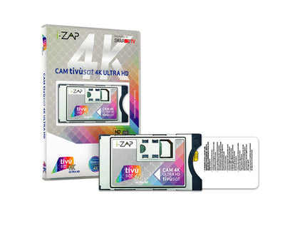 i-ZAP CAM TIVUSAT 4K Modulo di accesso condizionato (CAM) 4K Ultra HD - (IZP CAM TIVUSAT 4K)