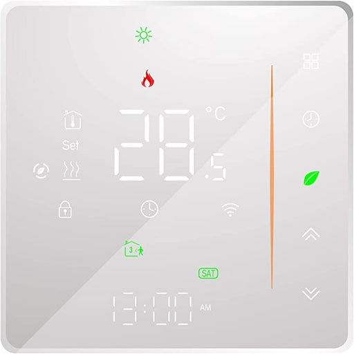 Termostato Wifi Per Caldaia A Gas Programmabile Con Alexa E Telefono App  Touch Illuminato Intelligente 