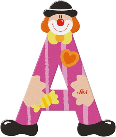 Lettera A Clown Figurina Multicolore Assortito Trudi