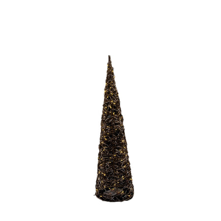 Albero di Natale "Supreme" cono glitterato con luci a led Color Oro Casa e cucina/Decorazioni per interni/Addobbi e decorazioni per ricorrenze/Decorazioni natalizie/Alberi di natale artificiali MagiediNatale.it - Altamura, Commerciovirtuoso.it