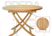 Tavolo rotondo in legno Teak Ø 110 cm Preda