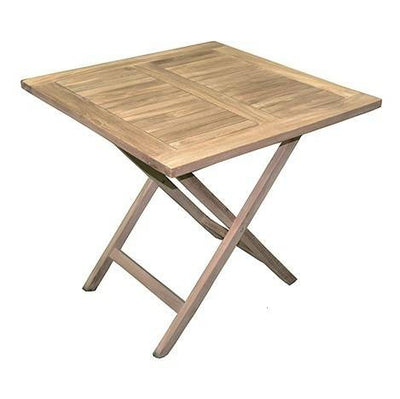 Tavolo Vulcano quadrato MOIA in legno teak - 80 cm