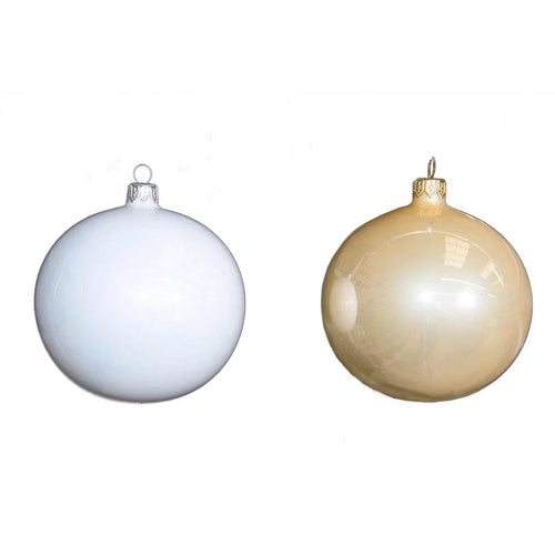 Palla natalizia unicolour in vetro soffiato Ø 10 cm per albero di Natale Casa e cucina/Decorazioni per interni/Addobbi e decorazioni per ricorrenze/Decorazioni natalizie/Addobbi e decorazioni/Palle e palline MagiediNatale.it - Altamura, Commerciovirtuoso.it