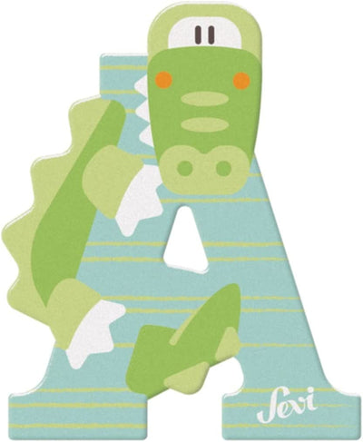 Lettera A Alligatore Figurina Multicolore Assortito Trudi