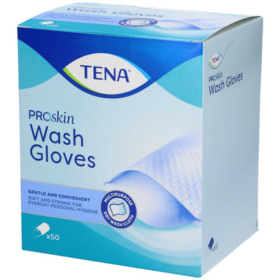 Tena Wash Glove Manopole In Cellulosa Monouso 50 Pz. Bellezza/Bagno e corpo/Accessori da bagno/Manopole da bagno GDA Shop - Ercolano, Commerciovirtuoso.it