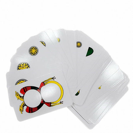 Carte napoletane plastificate mazzo da 40 carte per scopa briscola e scopone