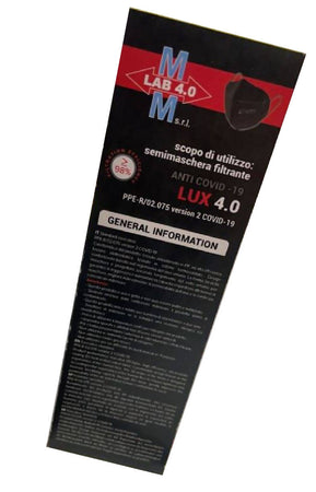 10 Mascherine Protettive Nere Certificate Ce 0161 Sigillate Singolarmente Mascherina MMLAB Prodotta In Italia 0,99 Cent€/cad Fai da te/Sicurezza e protezione/Attrezzature per sicurezza sul lavoro/Maschere e respiratori/Mascherine a coppa Dresswork - Como, Commerciovirtuoso.it