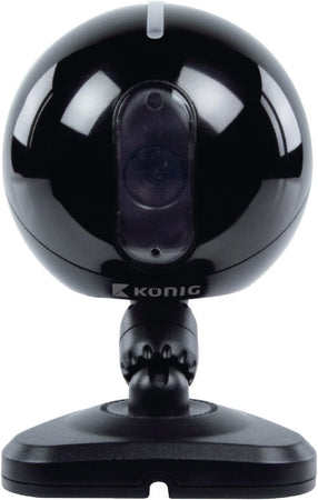 König SAS-IPCAM105B Videocamera IP da Interni Nero