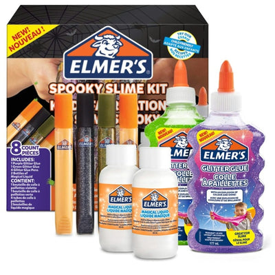 Spooky Slime Kit - Elmer's Cancelleria e prodotti per ufficio/Archivio ufficio e accessori per scrivania/Nastri colle elastici e graffette/Adesivi e colle/Adesivi spray Eurocartuccia - Pavullo, Commerciovirtuoso.it