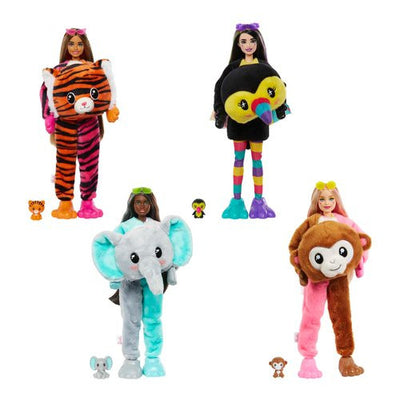 Bambola Mattel HKP97 BARBIE Cutie Reveal Jungle Assortito