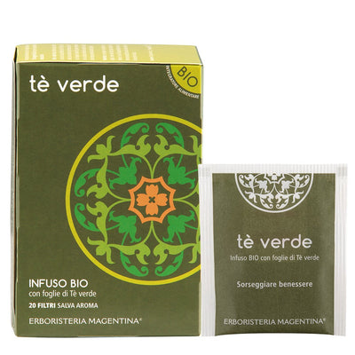 Erboristeria Magentina - TISANA TE' VERDE 20 filtri con foglie di Tè verde