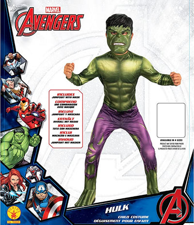 RUBIES Costume Hulk Classic Avengers ufficiale