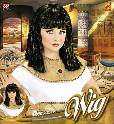 WIDMANN Parrucca Cleopatra Con Fili Di Lame'