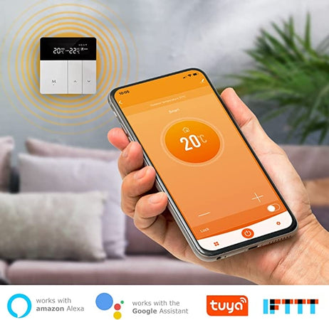 Th213 Termostato Wifi Cronotermostato Intelligente Alexa Google Home App -  commercioVirtuoso.it