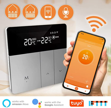Th213 Termostato Wifi Cronotermostato Intelligente Alexa Google Home App 