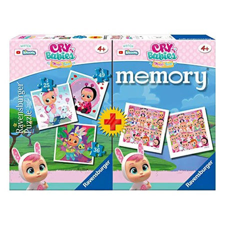 Puzzle Ravensburger 20620 MULTIPACK Con Memory Cry Babies
