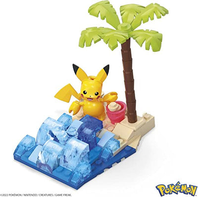 MATTEL Mega Pokemon Adventure Builder Pikachu's Beach Splash