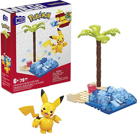 MATTEL Mega Pokemon Adventure Builder Pikachu's Beach Splash