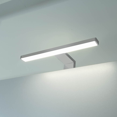 Lampada LED Atos cromata per bagno 5,6 watt Effezeta Italia