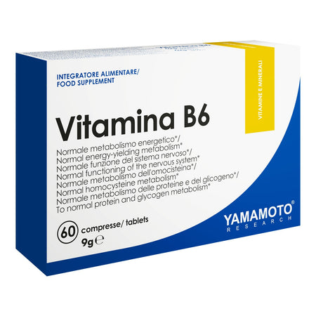 Vitamina B6 Piridossina 10mg 60 compresse Salute e cura della persona/Vitamine minerali e integratori/Singole vitamine/Vitamina B/Vitamina B6 Tock Black - Solofra, Commerciovirtuoso.it