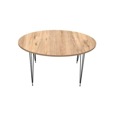 Tavolino ovale da salotto Granit colore rovere Effezeta Italia
