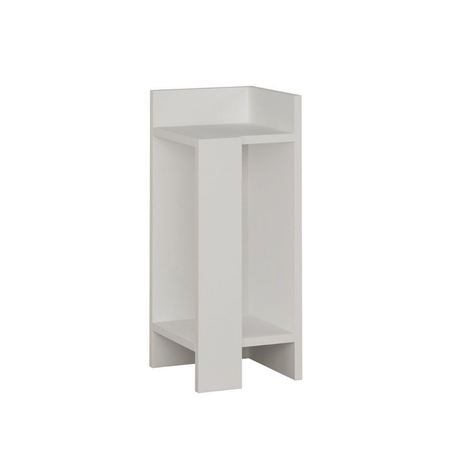 Tavolino comodino di design Elos colore bianco 25x25x60h destro Effezeta Italia