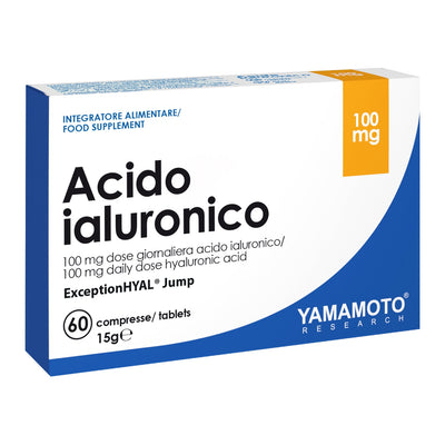 Yamamoto Research Acido Ialuronico ExceptionHYAL  Jump 60 Compresse Salute e cura della persona/Vitamine minerali e integratori/Acido ialuronico Tock Black - Solofra, Commerciovirtuoso.it